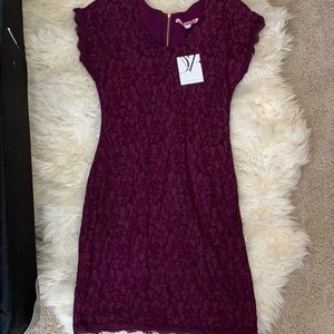 DVF lace dress